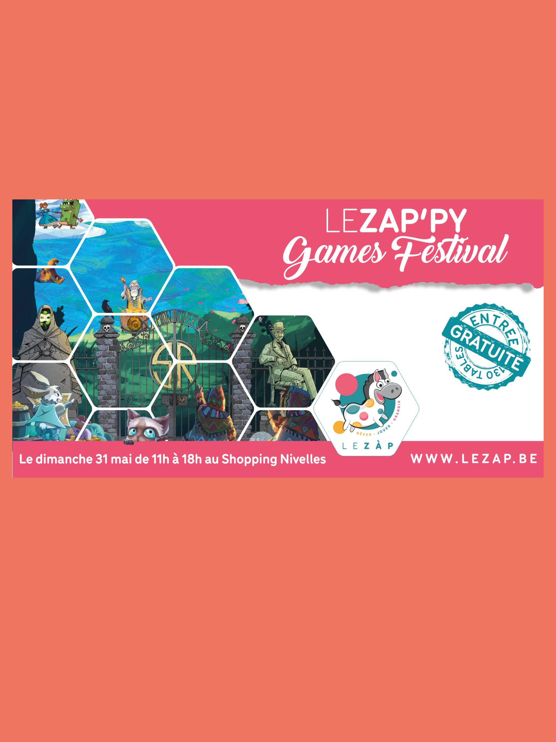 Le ZAP'PY Games Festival Le ZAP'PY Games Festival