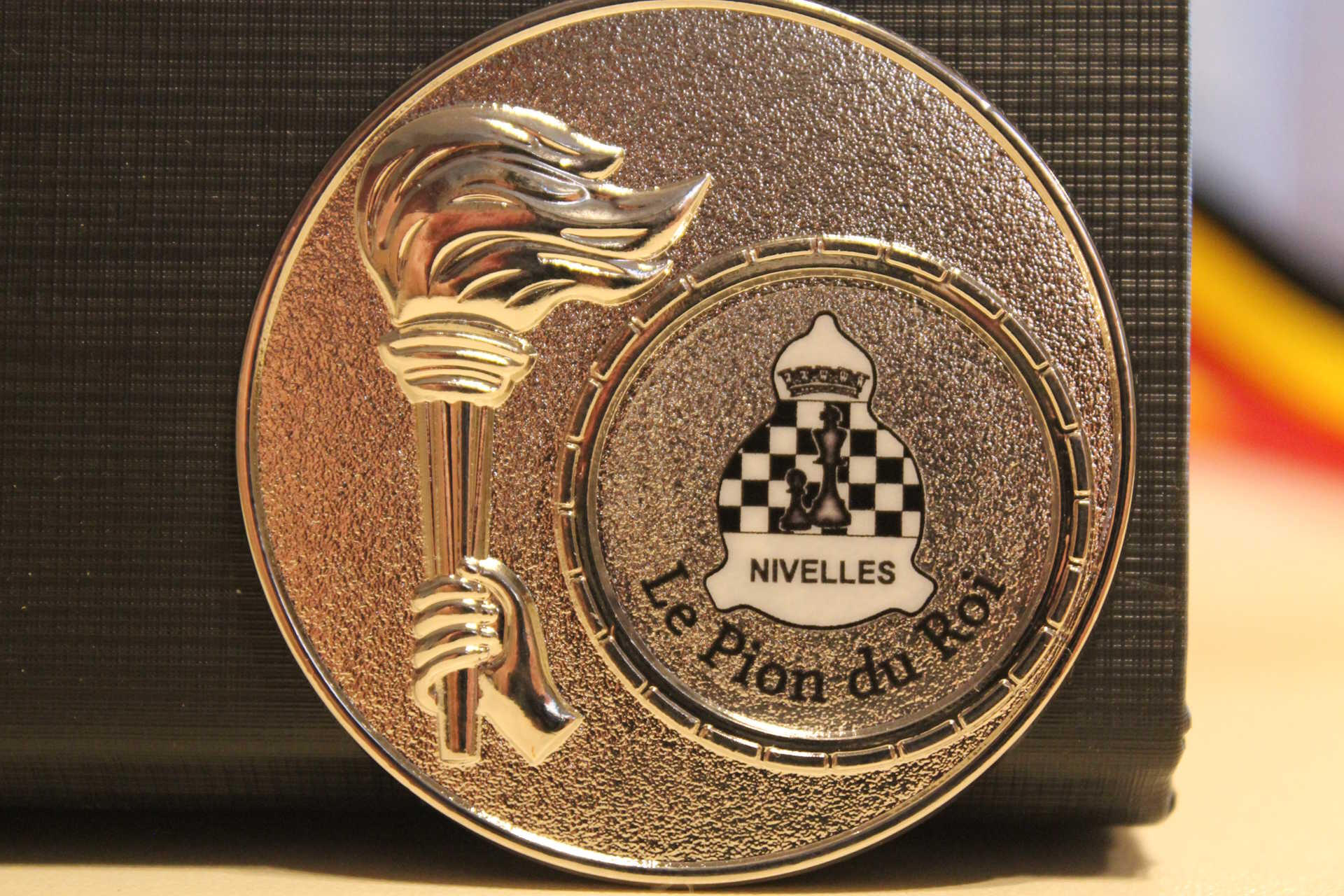 Médaille du Cercle d'échecs Le Pion du Roi Médaille du Cercle d'échecs Le Pion du Roi